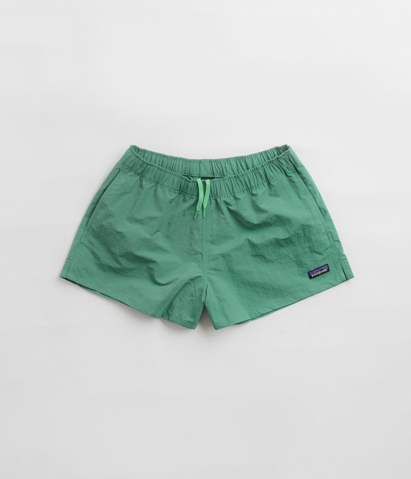 Patagonia Womens Barely Baggies 2.5" Shorts in Heartleaf Green