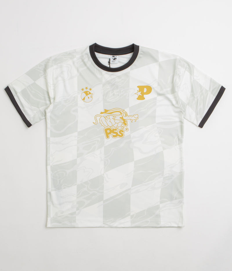 Pawa Speed Sports Doggo Football Shirt in Cream and Gold