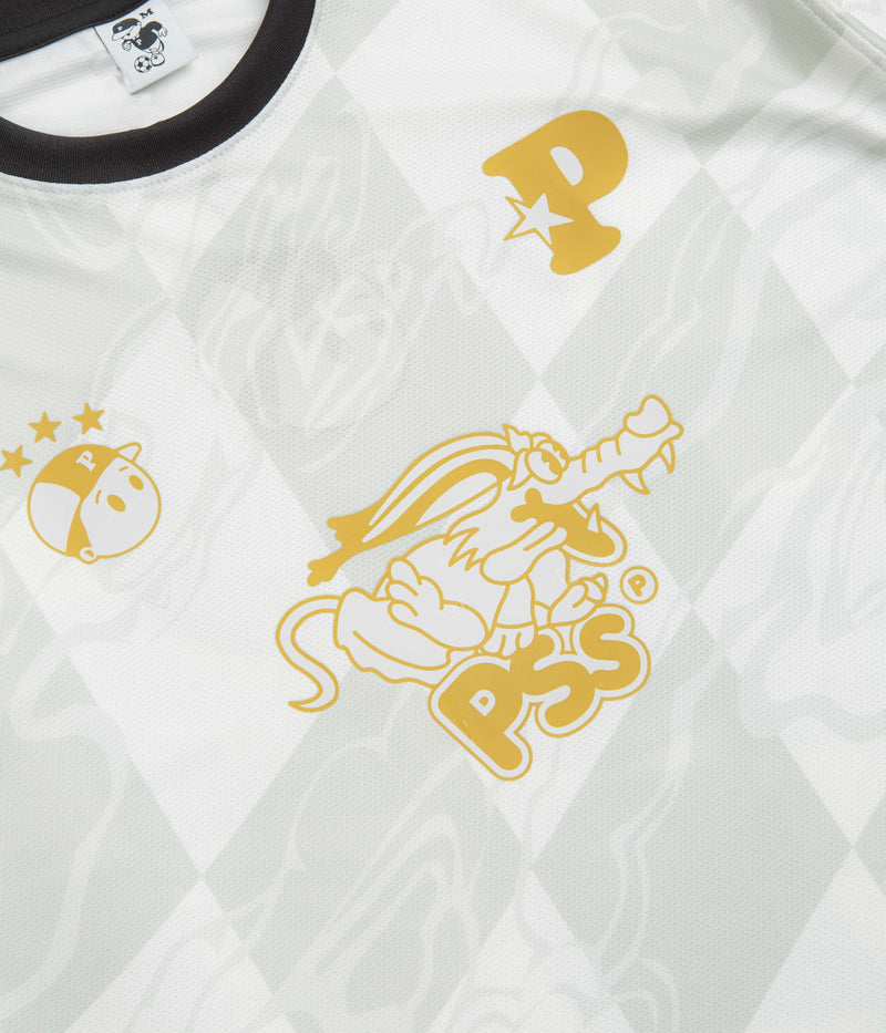 Pawa Speed Sports Doggo Football Shirt in Cream and Gold