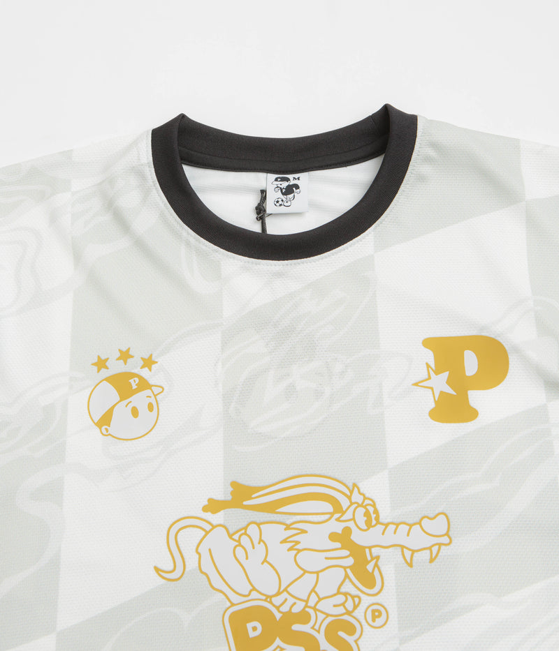 Pawa Speed Sports Doggo Football Shirt in Cream and Gold