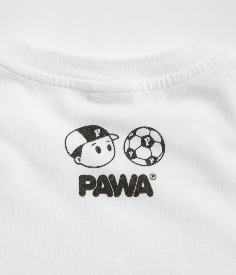 Pawa Speed Sports Footie Boy T-Shirt in White