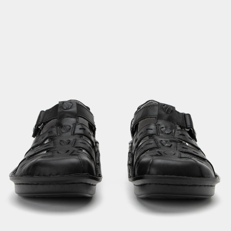 Pesca Black Butter Sandal | Alegria Shoes