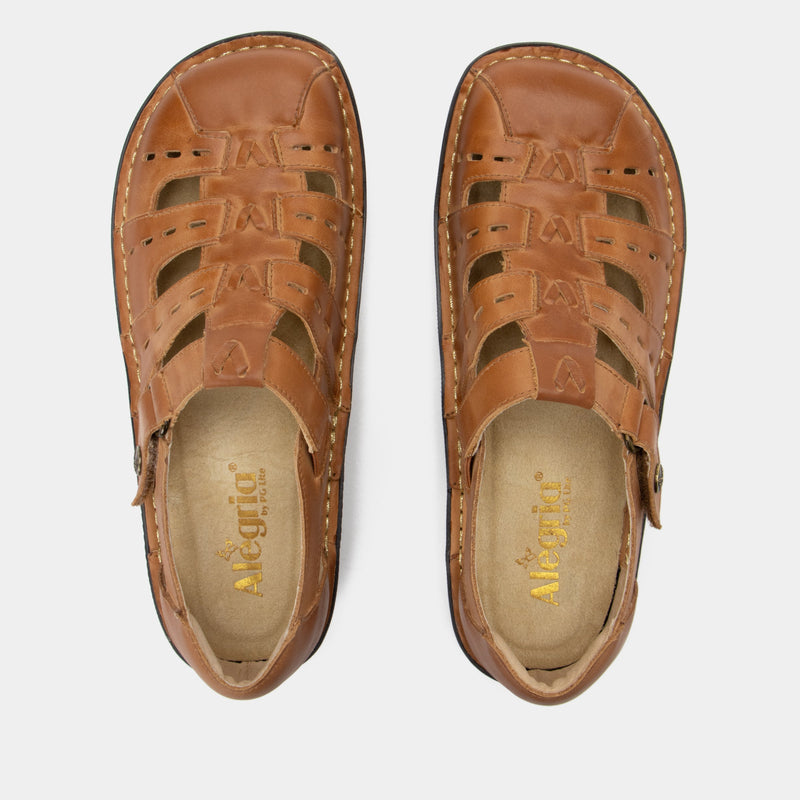 Pesca Cognac Sandal | Alegria Shoes