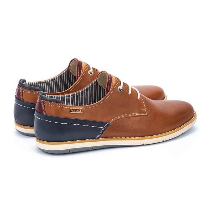 Pikolinos Jucar M4E-4104C1 Sneaker (Men) - Brandy Leather Dress-Casual - Oxford - The Heel Shoe Fitters