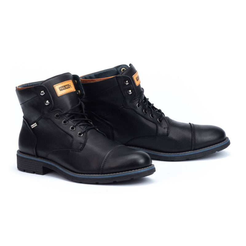 Pikolinos York M2M-8156 Ankle Boot (Men) - Black Boots - Casual - Mid - The Heel Shoe Fitters