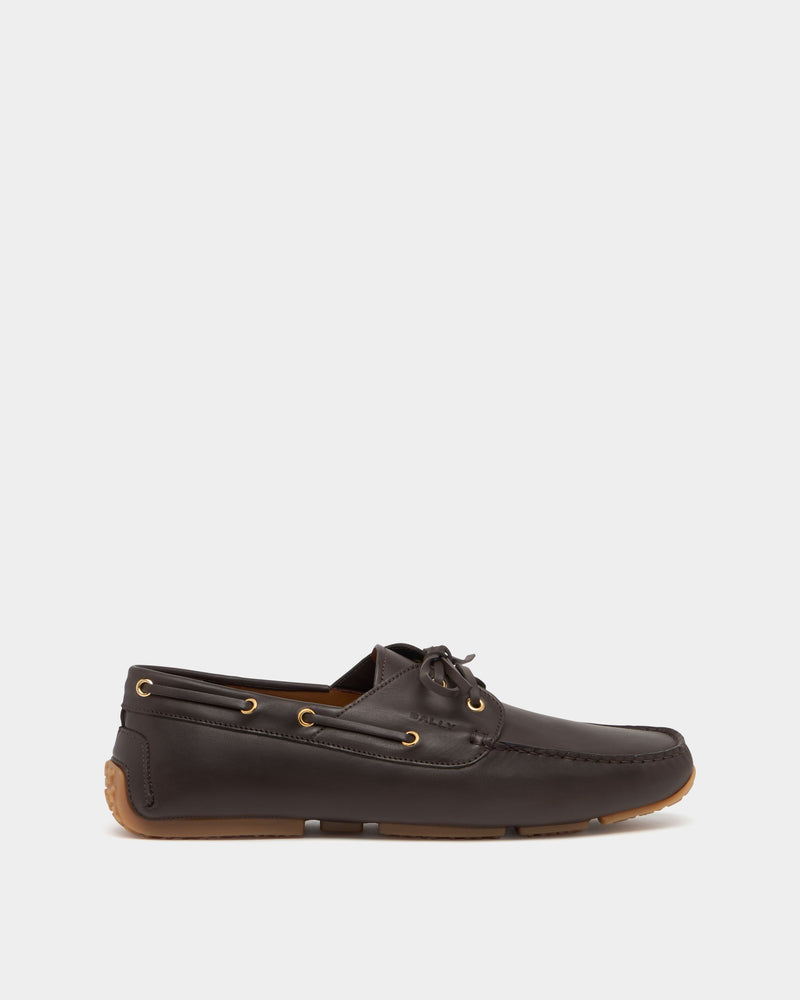 Pilot Driver in Amber Brown Leather