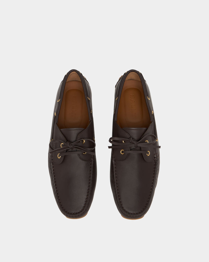 Pilot Driver in Amber Brown Leather