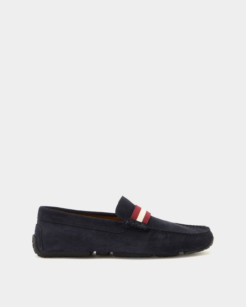 Pilot Driver in Navy Blue Suede