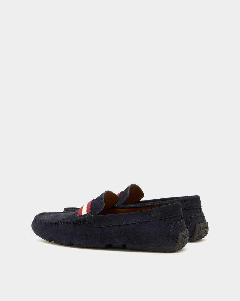 Pilot Driver in Navy Blue Suede