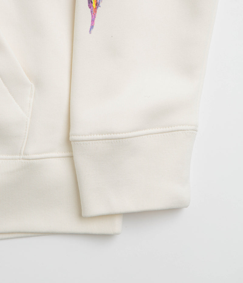Poetic Collective Arm Tribal Hoodie in Ivory