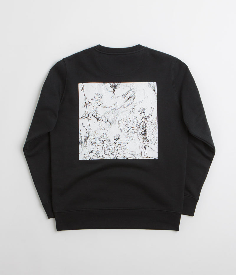 Poetic Collective Demon Crewneck Sweatshirt in Black