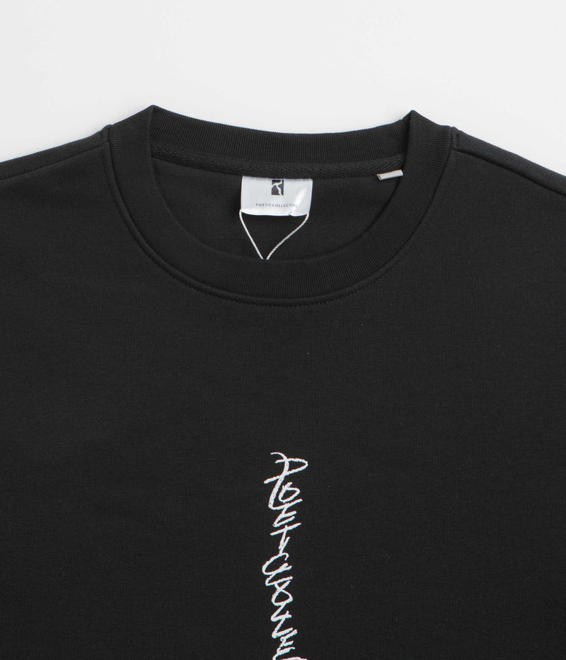 Poetic Collective Demon Crewneck Sweatshirt in Black