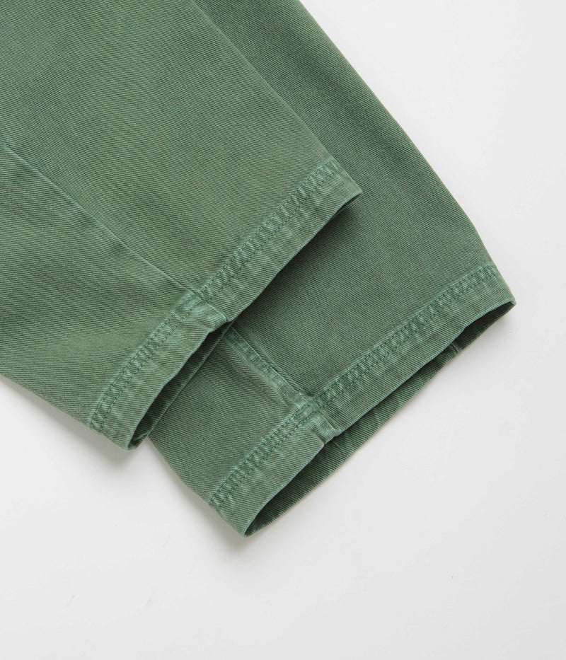 Poetic Collective Denim Sculptor Pants in Green Acid Wash and Green