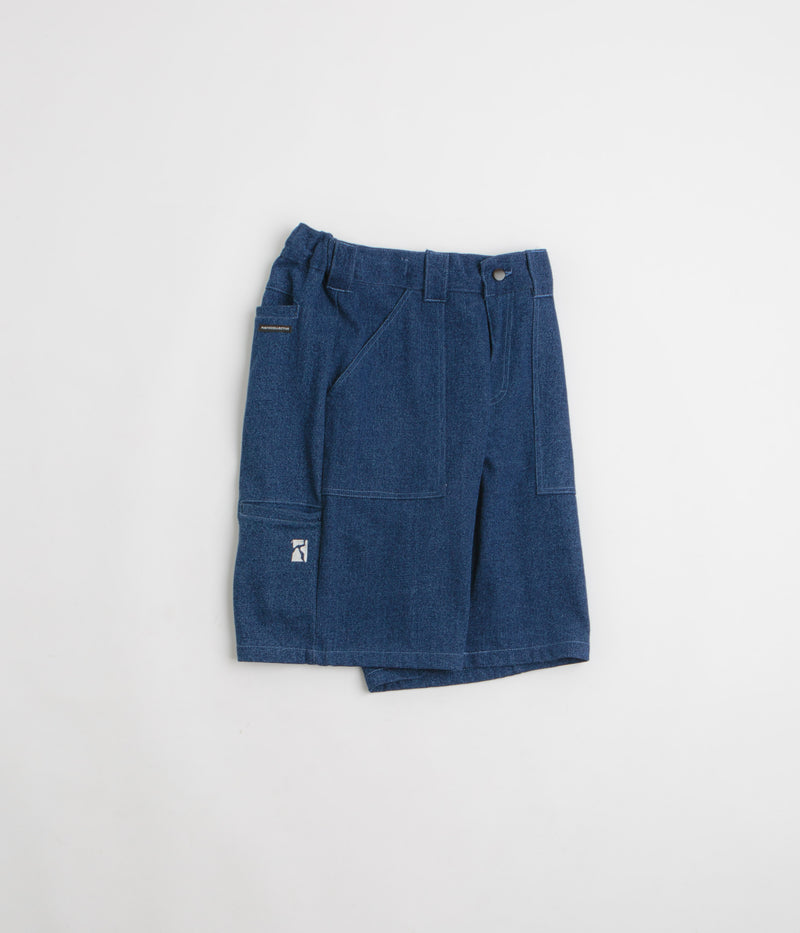 Poetic Collective Painter Shorts in Classic Wash