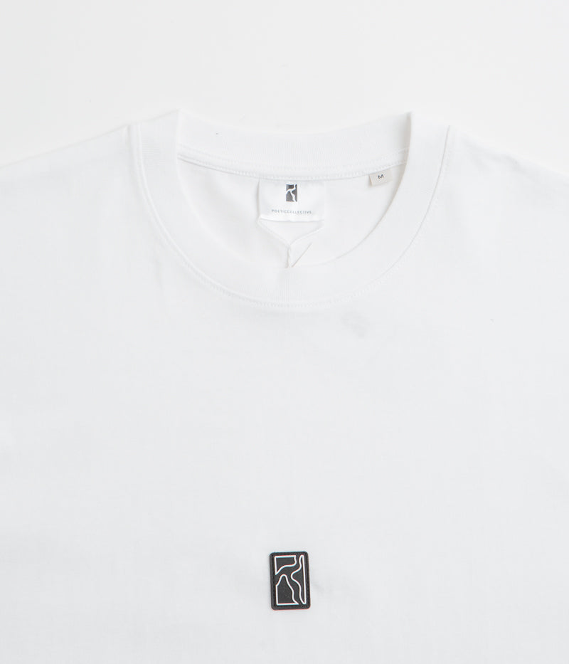 Poetic Collective Rubber Patch T-Shirt in White