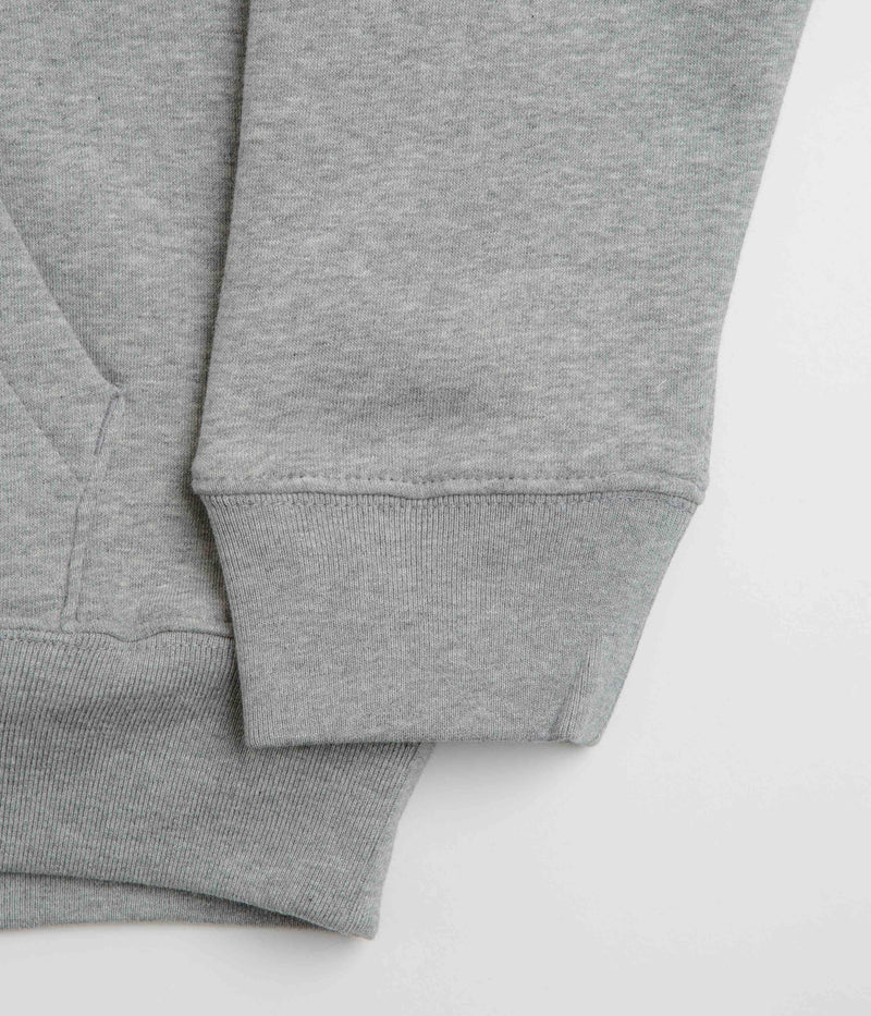 Poetic Collective Shaped Collage Hoodie in Heather Grey