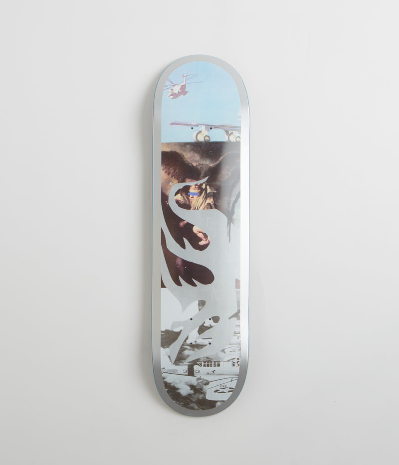 Poetic Collective Silver Plane Frame High Concave Deck in 8.5"