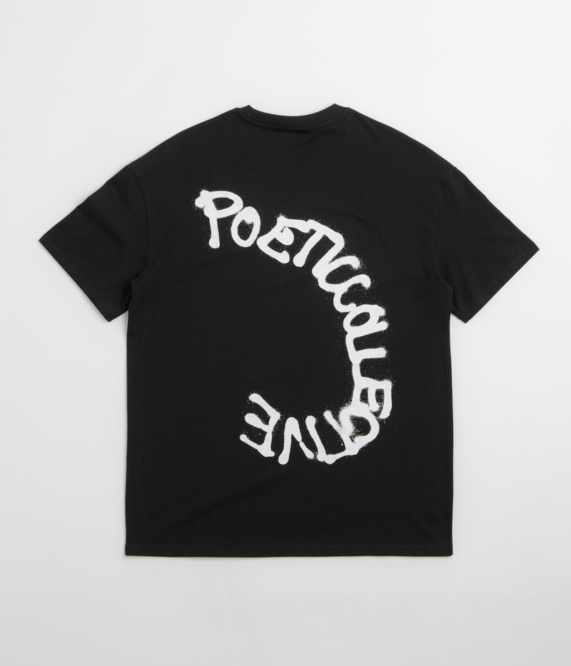 Poetic Collective Spray T-Shirt in Black