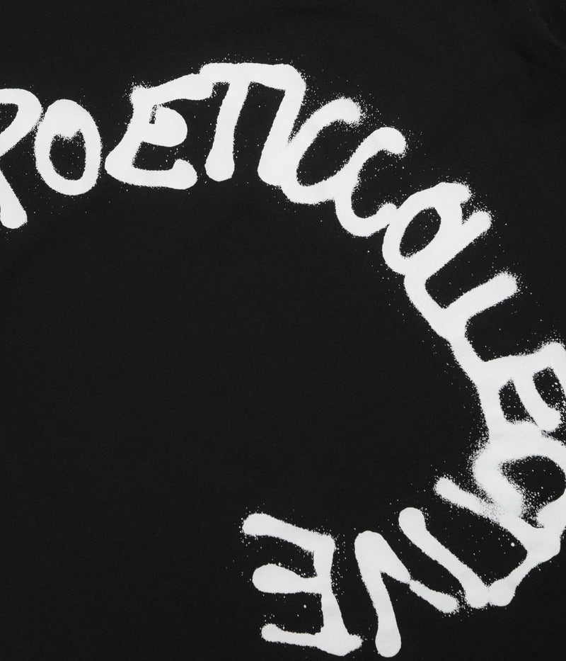 Poetic Collective Spray T-Shirt in Black