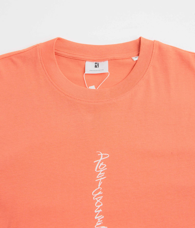 Poetic Collective Tribal T-Shirt in Orange