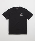 Poets Home Embroidered T-Shirt in Black
