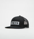 Poets Lincoln Cap in Black