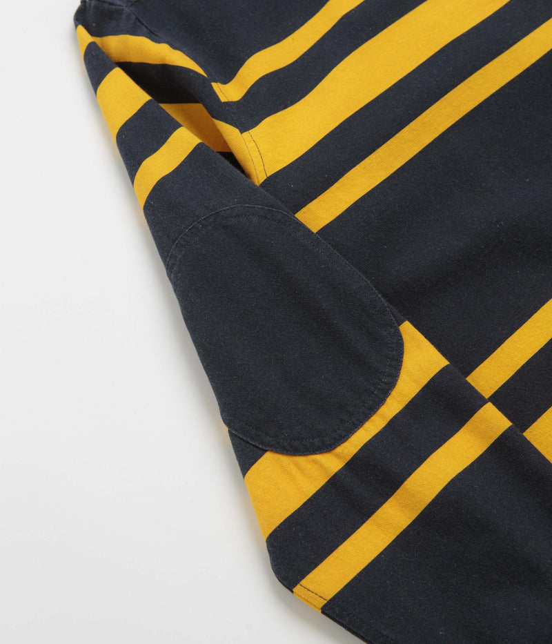 Poets Poets Rugby Shirt in Navy and Yellow