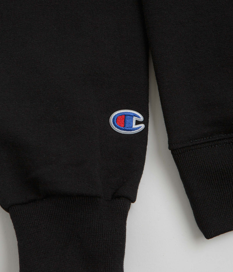 Poets World Famous Poets Crewneck Sweatshirt in Black