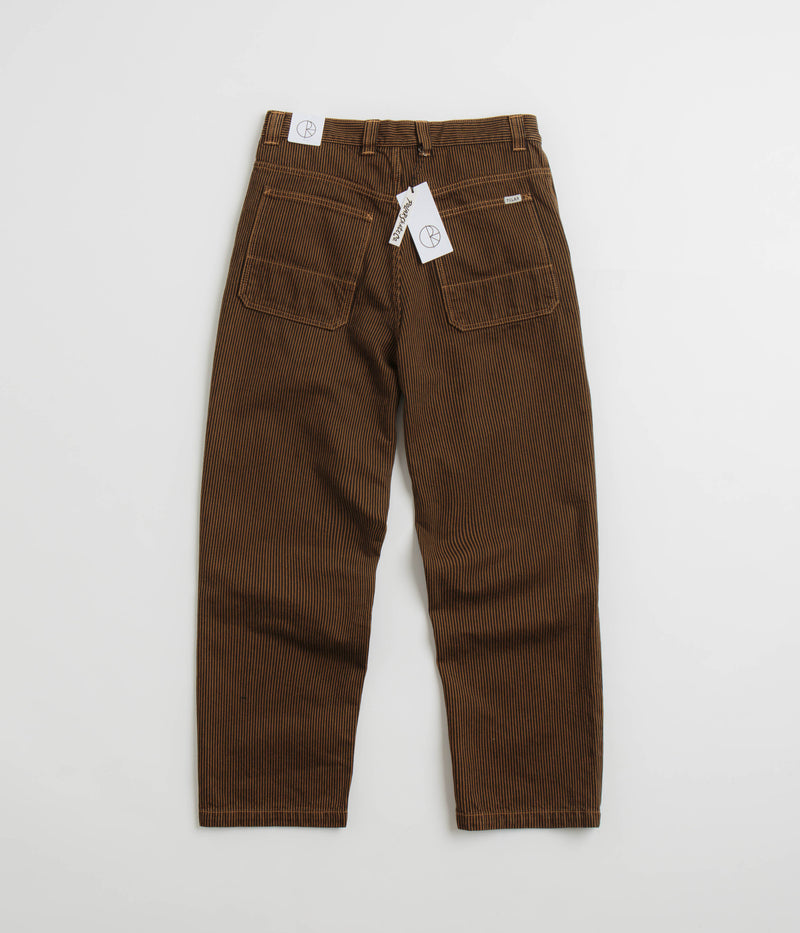 Polar 93 Hickory Stripe Work Pants in Rust