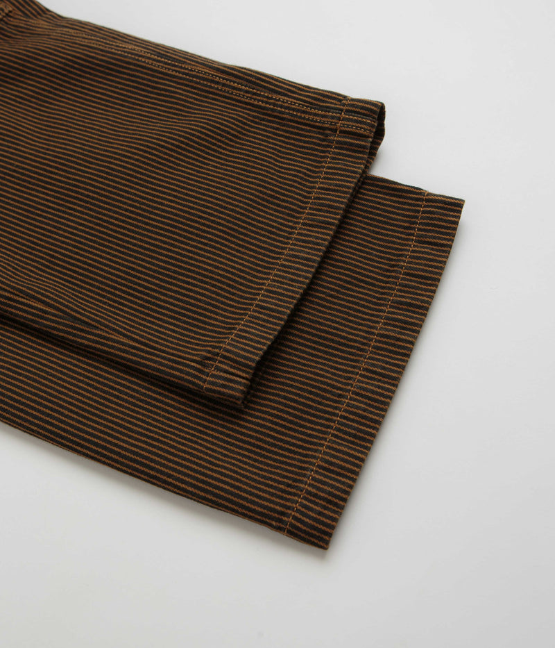 Polar 93 Hickory Stripe Work Pants in Rust