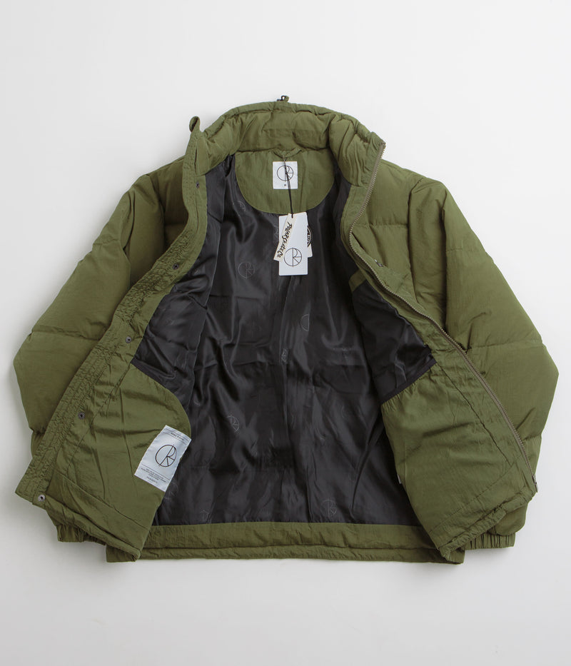Polar Basic Puffer Jacket in Army Green