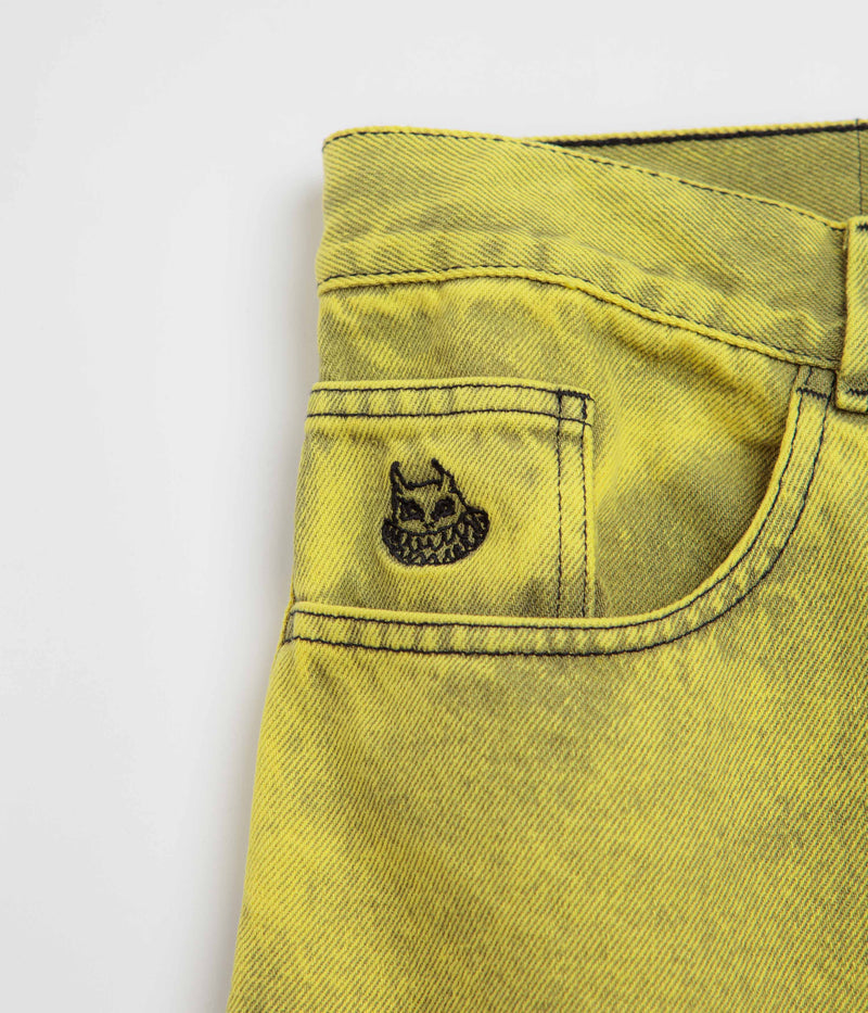 Polar Big Boy Jeans in Lemon Black and Demon Child