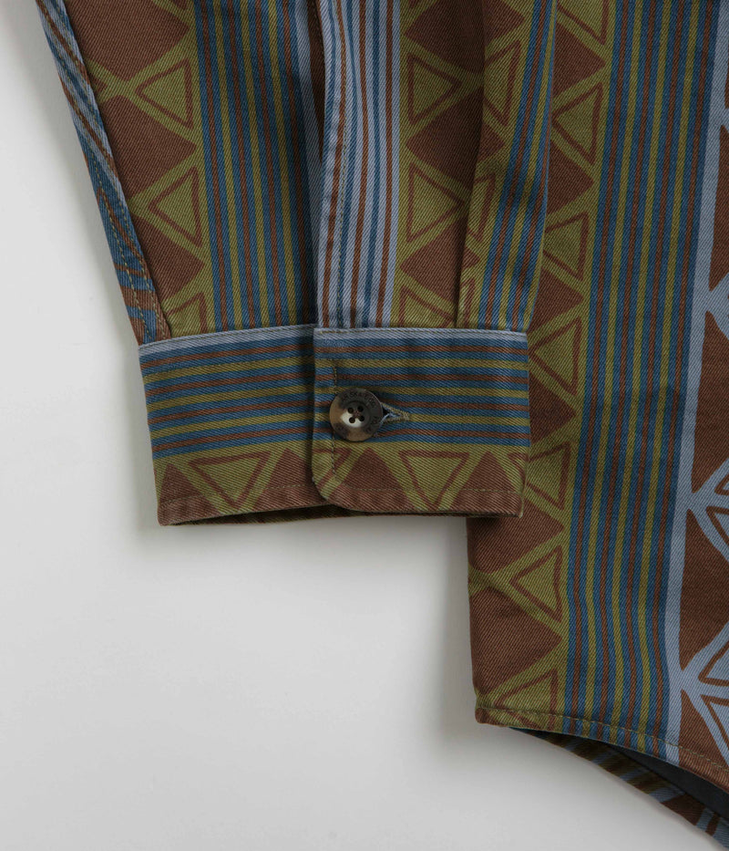Polar Big Boy Overshirt in Blue Green Mix