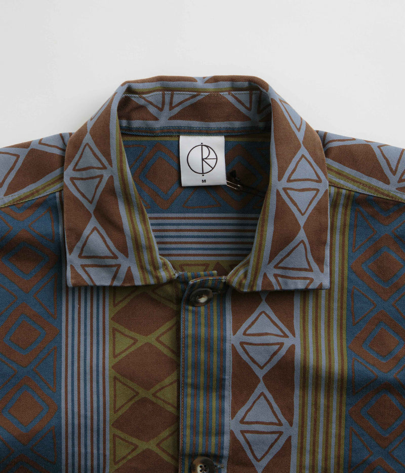 Polar Big Boy Overshirt in Blue Green Mix