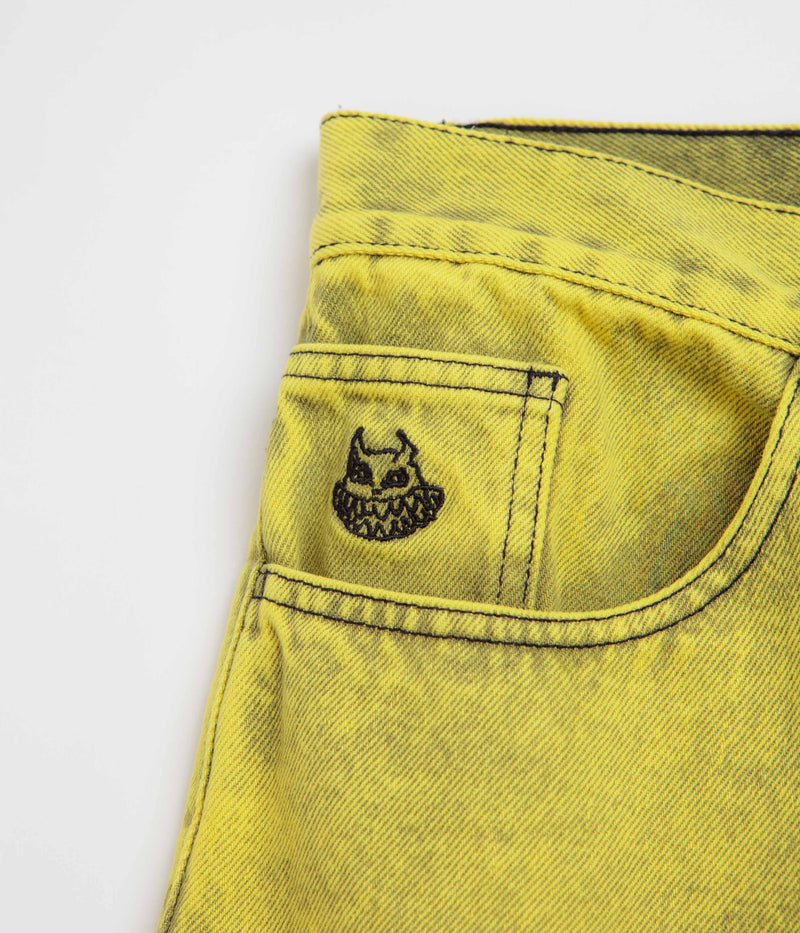 Polar Big Boy Shorts in Lemon Black and Angel Child