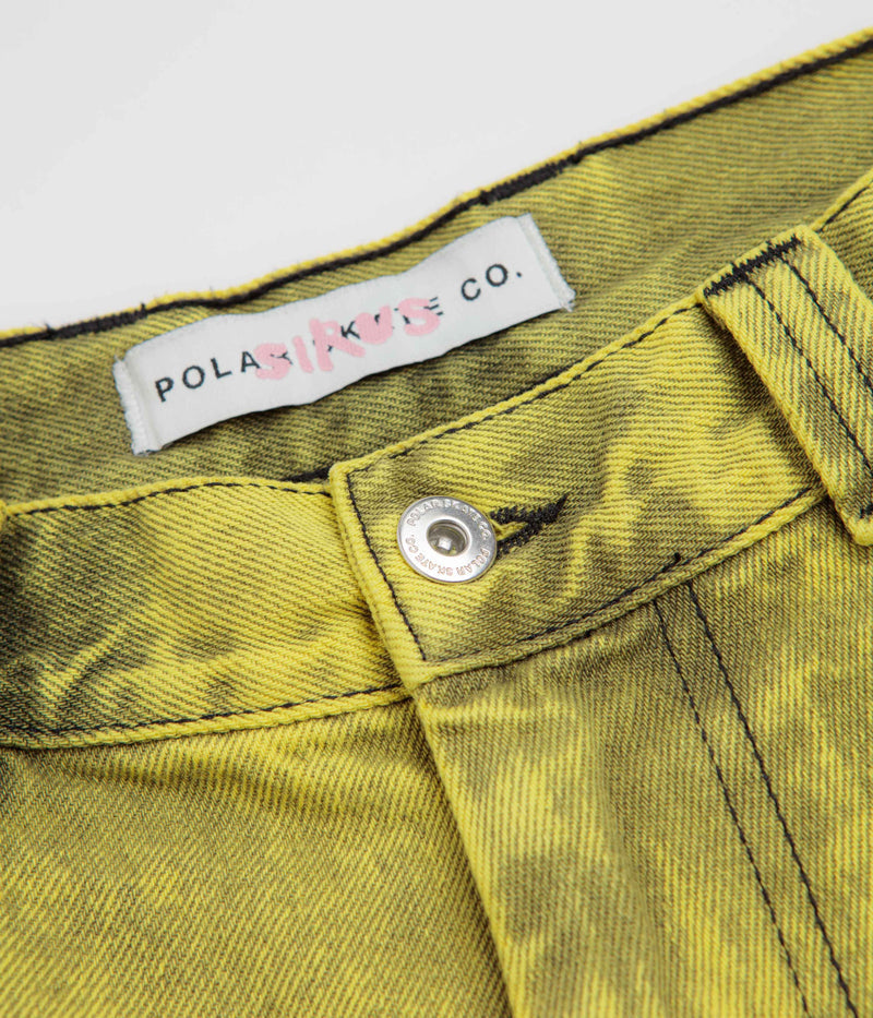 Polar Big Boy Shorts in Lemon Black and Angel Child