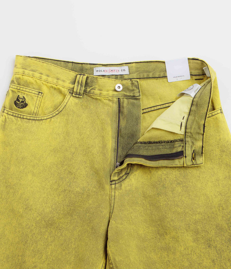Polar Big Boy Shorts in Lemon Black and Angel Child
