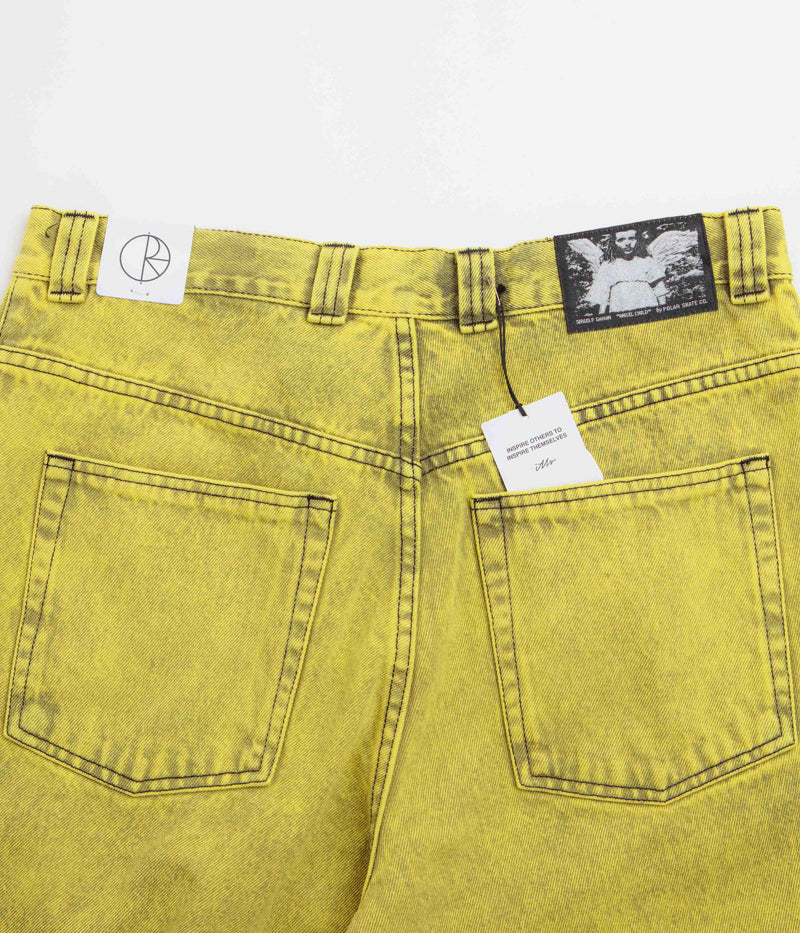 Polar Big Boy Shorts in Lemon Black and Angel Child