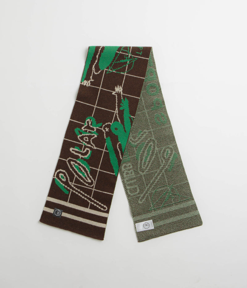 Polar Clubb Inc Team Scarf in Brown
