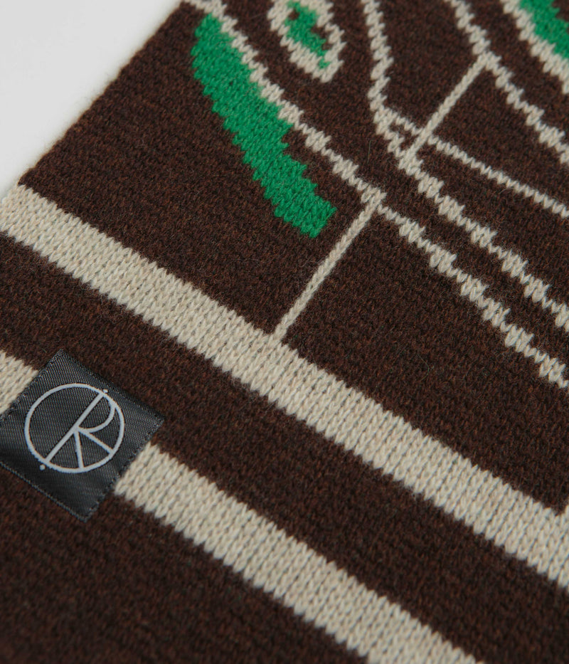 Polar Clubb Inc Team Scarf in Brown