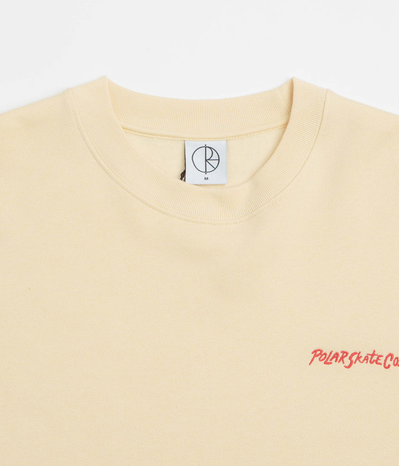 Polar Dave Crewneck Sweatshirt in Oatmeal