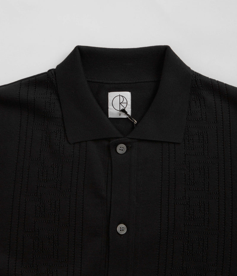Polar Double P Miles Cardigan in Black