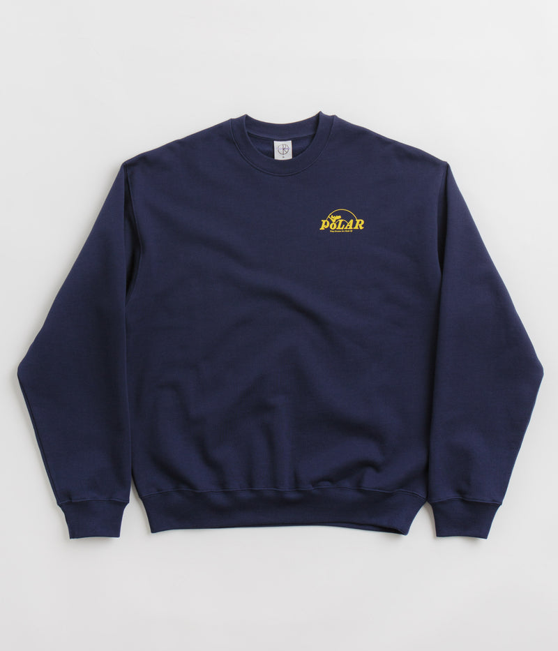 Polar Dreams Dave Crewneck Sweatshirt in Dark Blue