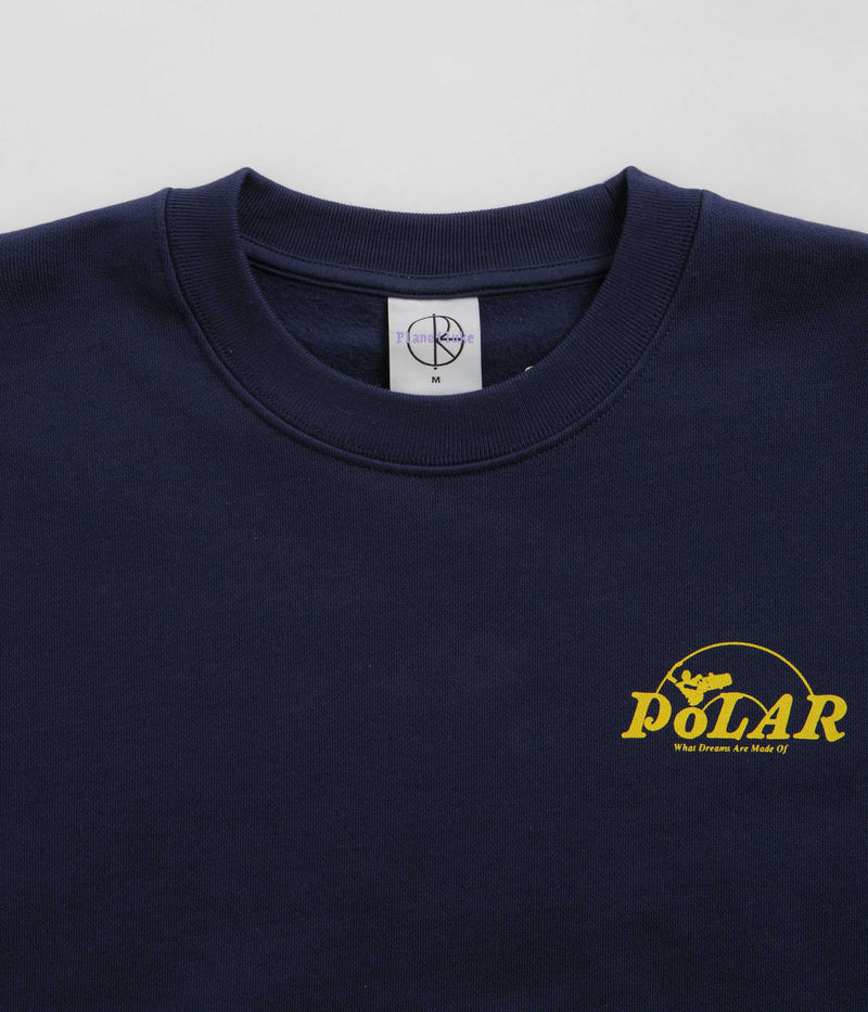 Polar Dreams Dave Crewneck Sweatshirt in Dark Blue