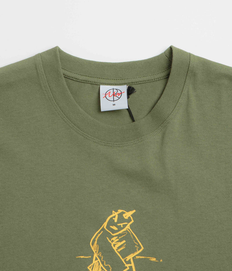 Polar Evol Times T-Shirt in Army Green