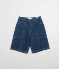 Polar Jiro Shorts in Dark Blue and White Stitching