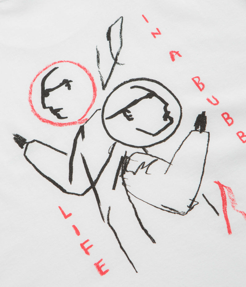 Polar Life in a Bubble T-Shirt in White