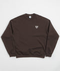 Polar New Sport Dave Crewneck Sweatshirt in Chocolate