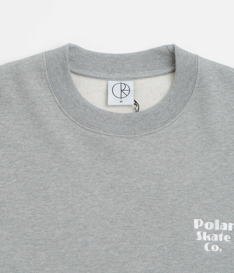 Polar New Sport Dave Crewneck Sweatshirt in Heather Grey