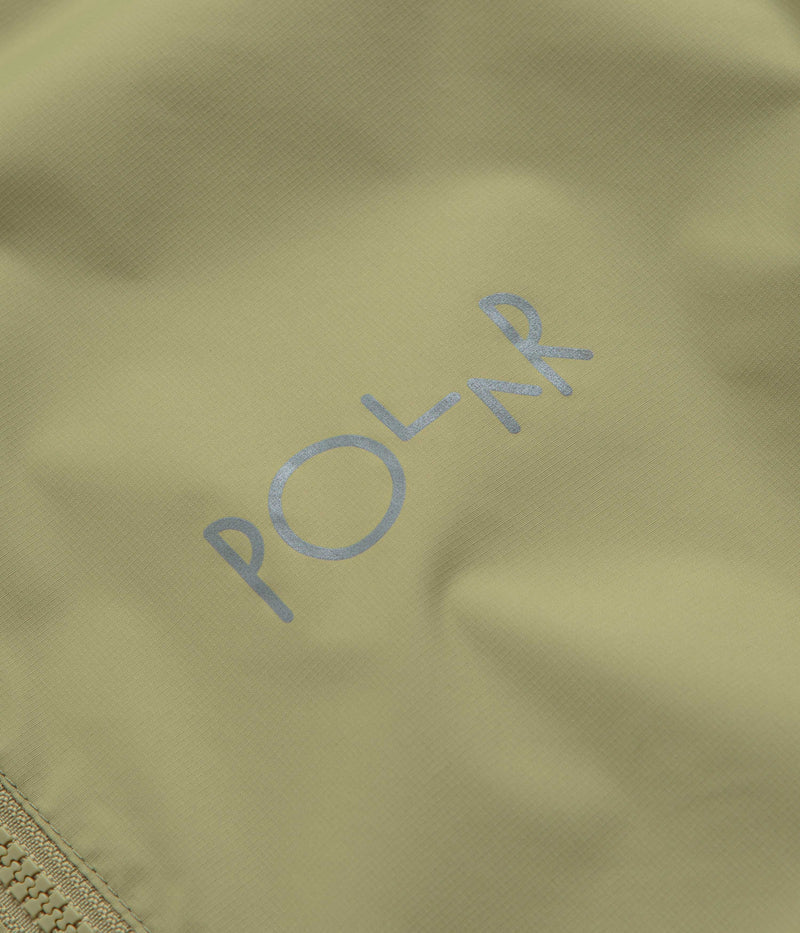 Polar Packable Anorak Jacket in Dirty Green